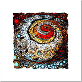 Spiral Seashell Mosaic Posters and Art